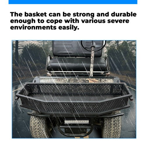 Solid Spare Front Clay Outer Cargo Basket For Club Car DS Golf Cart Gas & Electric Models