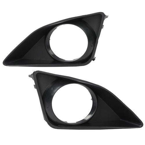 Solid Spare Bumper Fog Light Bezel Lamp Trim Left+Right Fit For 2009-2010 Toyota Corolla