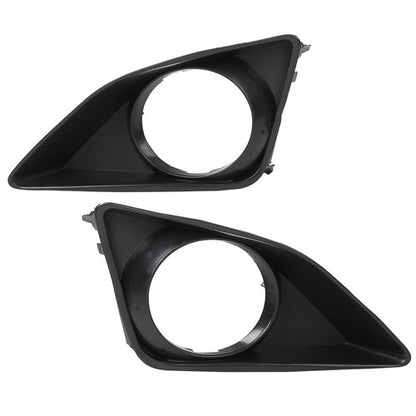 Solid Spare Bumper Fog Light Bezel Lamp Trim Left+Right Fit For 2009-2010 Toyota Corolla
