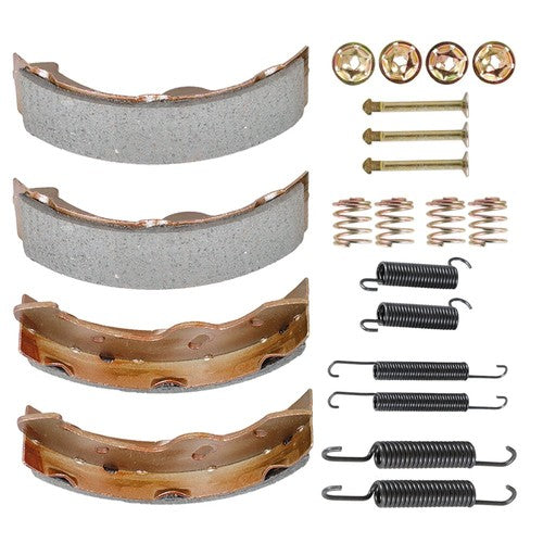 Solid Spare Golf Cart Brake Shoes& Spring Kit Fit For E-Z-GO TXT Medalist 1997-Up RXV 2008+