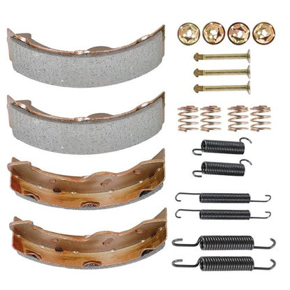 Solid Spare Golf Cart Brake Shoes& Spring Kit Fit For E-Z-GO TXT Medalist 1997-Up RXV 2008+