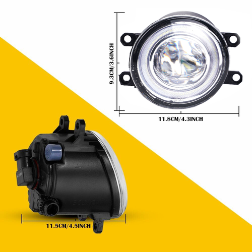 Pair LED Fog Light For 2012-2014 Toyota Camry SE XSE Front Bumper Lamps w/Wiring