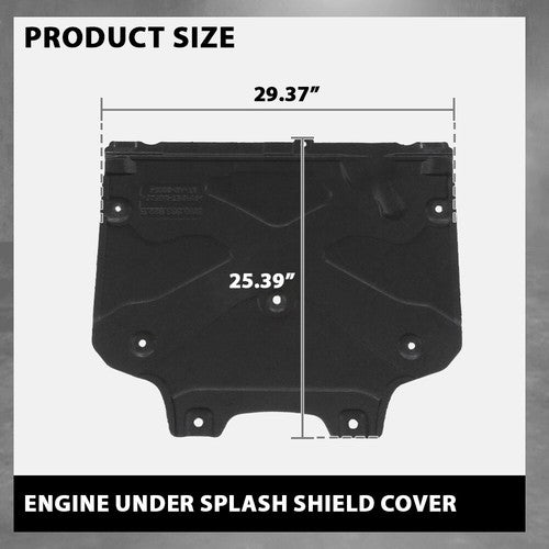 Solid Spare Engine Splash Shield Under Cover For 2018-23 Audi A4 A5 S4 S5 RS5 B9 8W0863822B