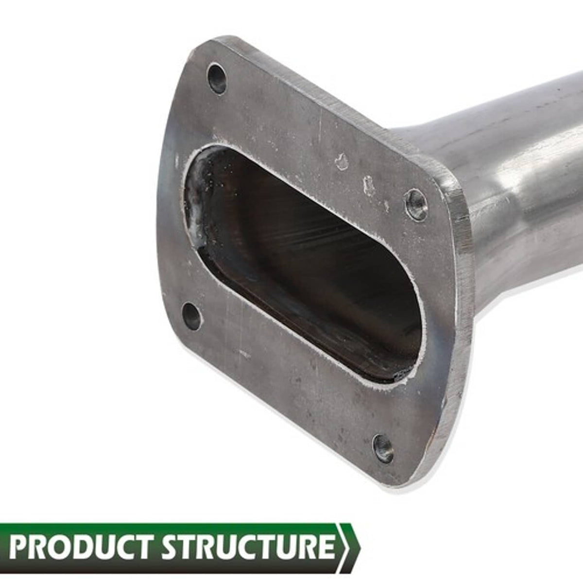 Solid Spare Fit For 87-99 Ford F250 F350 E250 E350 5.8L Catalytic Converter Repair Flange
