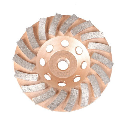 Solid Spare Grinding Wheels 5 Inch Diameter 18 Turbo Diamond Segments 5/8"-11 Arbor