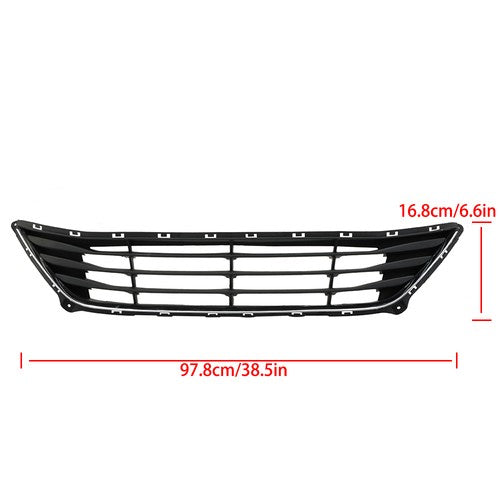 Solid Spare Brand New For Hyundai Elantra 14-16 Front Upper Grill Lower Grill Bumper Bracket