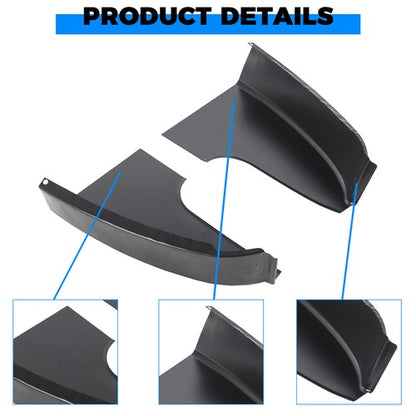 Solid Spare Cab Corners & Rocker Panels 4 PC Kit For 1973-1987 Chevy GMC C10 K10 Truck LH RH