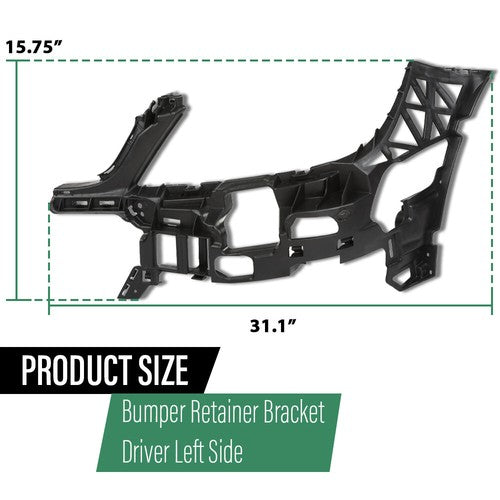 Solid Spare Front Bumper Retainer Fit For 12-15 Mercedes Benz C250 C350 12-14 C300 Left Side