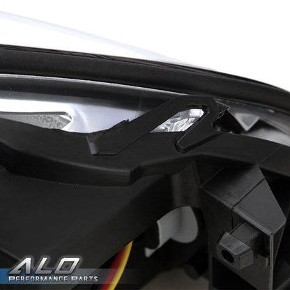 Solid Spare For 06-16 Chevy Impala Limited Chrome Housing Amber Corner Headlight Headlamps