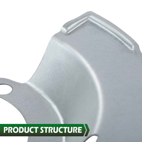 Solid Spare Front Left & Right Side Brake Dust Shield Fit For 2000-2002 Dodge Ram 2500 3500