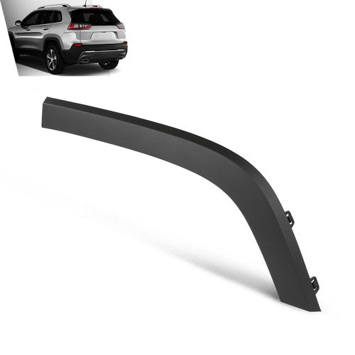 Solid Spare Rear Left Fender Flare Wheel Molding Rear Section Fit For 19-23 Jeep Cherokee