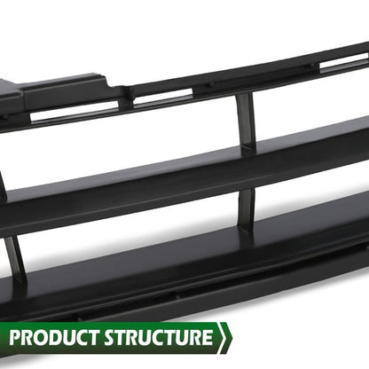 Solid Spare GM1036149 Fit For 2013 Chevrolet Malibu Front Bumper Lower Grille Grill Black