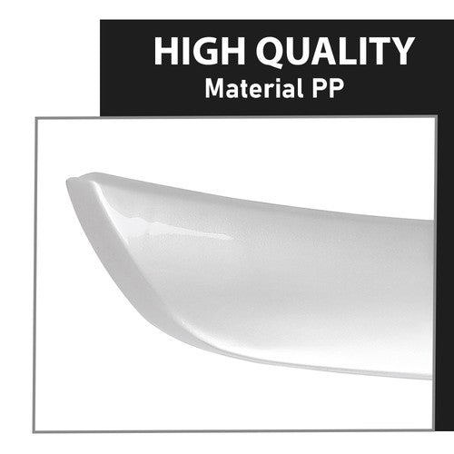 Solid Spare Fit For 2016-2018 Toyota RAV4 Front Bumper Lower Spoiler Face Bar Silver Trim
