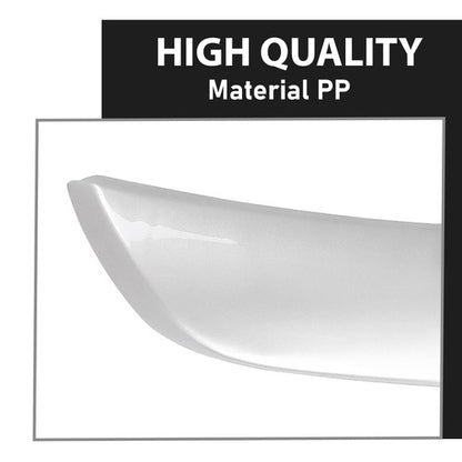 Solid Spare Fit For 2016-2018 Toyota RAV4 Front Bumper Lower Spoiler Face Bar Silver Trim