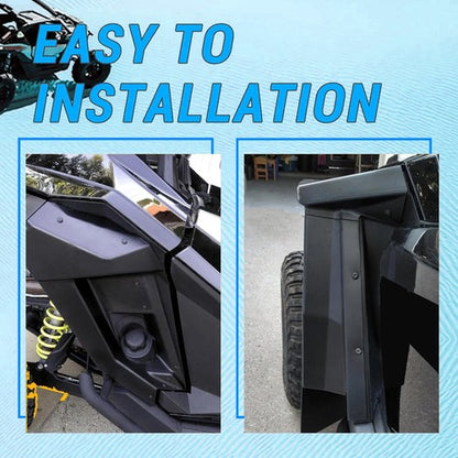 Solid Spare For Polaris RZR Pro XP/Pro R/Turbo R 2020-2024 21 22 Full Coverage Fender Flares