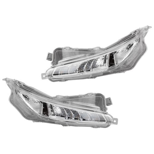 For 2015-2017 Toyota Camry XLE XSE LED Fog Light Sequential Turn Signal Lamp DRL