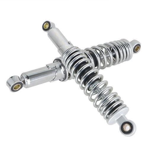 Solid Spare Pair Chrome Rear Shocks Absorber 320mm For Sportster XL883 1200 72 48 1979-2012