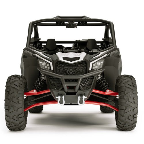 Solid Spare For Can-Am Maverick X3 17-23 Winch Ready Front Bumper W/ D-Rings Brush Guard