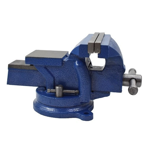 Solid Spare 4in Bench Vise With Anvil Swivel Locking Base Tabletop Clamp Heavy Duty Steel US