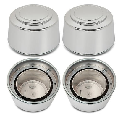 Solid Spare 4X 16 Inch Wheel Center Hub Caps Rim Nut Covers Fit For Ford Truck 8 Lug