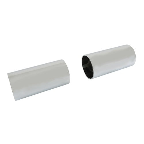 Solid Spare 33mm Chrome Plastic Cylinder Lug Nut Covers Caps Thread on for Semi Truck 20PCS