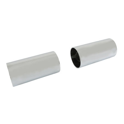 Solid Spare 33mm Chrome Plastic Cylinder Lug Nut Covers Caps Thread on for Semi Truck 20PCS