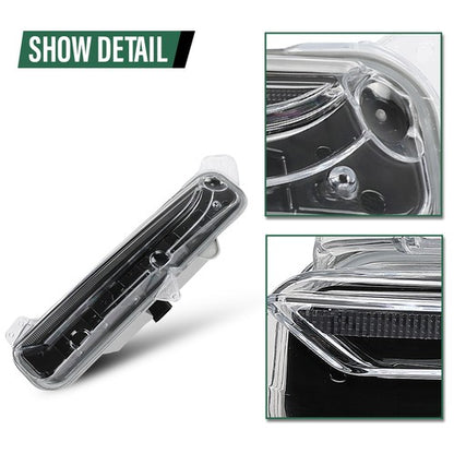 Solid Spare Front Bumper LED Fog Light Driving Lamp Fit For 2016-2017 Lincoln MKX Left Side