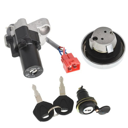 Solid Spare For Yamaha V-STAR 650 1100 1999-2016 Ignition Switch Fuel Cap Seat Lock Keys