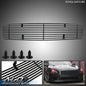Solid Spare Fit For 2009-2014 Nissan Maxima Front Upper Bumper Black Billet Grille Insert