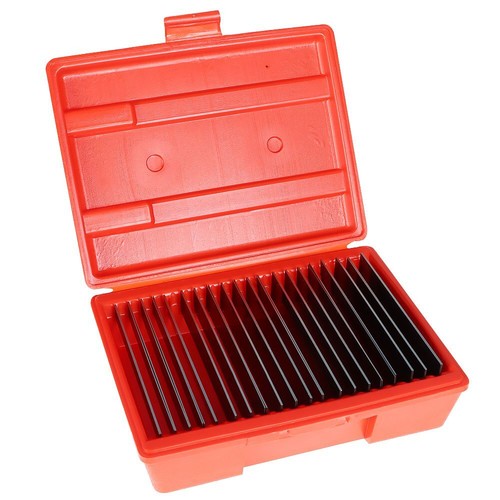 Solid Spare 20 Pairs 1/32" X 6" Steel Parallel Set Parallels 00001" Hardened Thin w/ Case