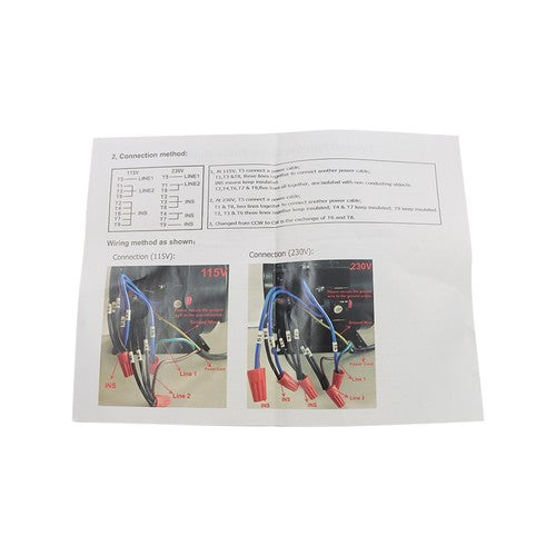 Solid Spare 3/4 HP Electric Motor Single Phase 1725rpm 5/8'' shaft 115V/230V 56C Frame New