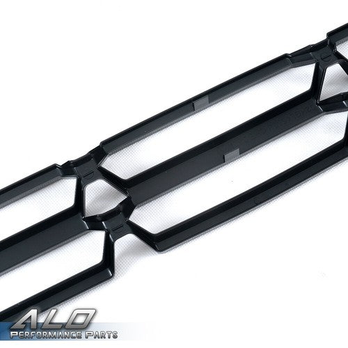 Solid Spare Fit For 16-18 Chevy Silverado 1500 Upper Grille Overlay Snap On Insert