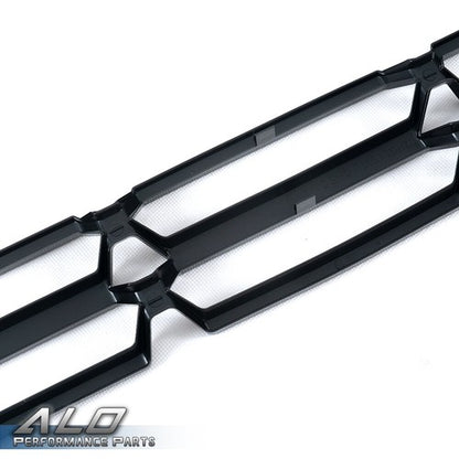 Solid Spare Fit For 16-18 Chevy Silverado 1500 Upper Grille Overlay Snap On Insert