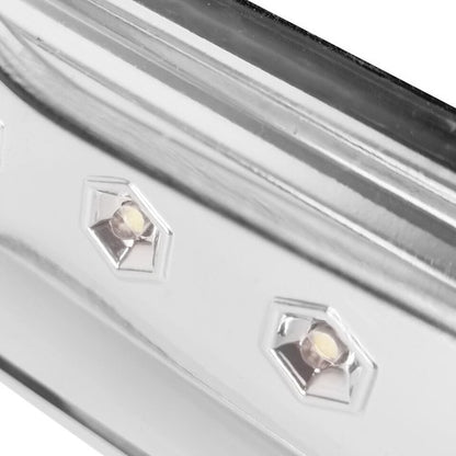 White LED Bumper Side Marker Lights Lamps Clear For 2003-2007 Infiniti G35 Coupe