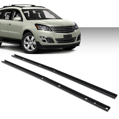 Solid Spare New 2pcs Roof Rack Side Rail Package Black Fit For 2009-2017 Chevrolet Traverse