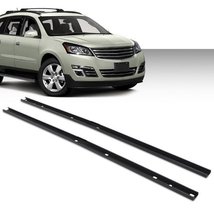 Solid Spare New 2pcs Roof Rack Side Rail Package Black Fit For 2009-2017 Chevrolet Traverse