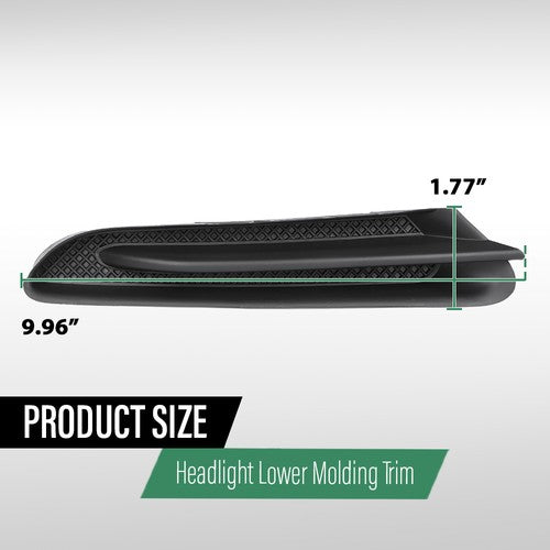 Solid Spare Front Bumper Trim-Finish Molding Fit For 2013-2016 Buick Encore Left+Right Side