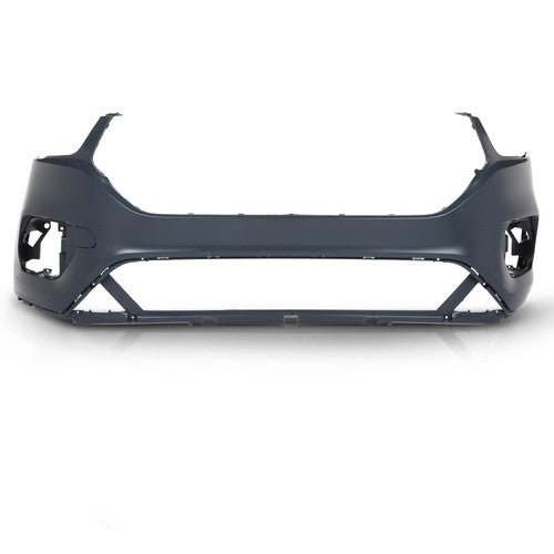 Solid Spare Front Bumper Cover Fascia Fit For 2017 2018 2019 Ford Escape W/o Sensor Holes