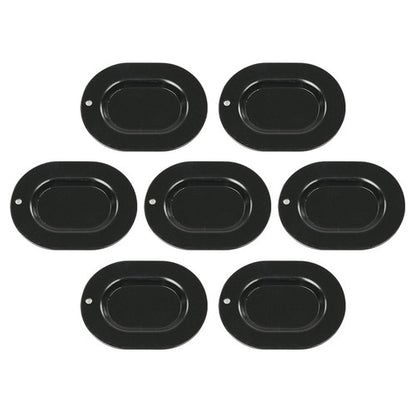 Solid Spare New 7PC Metal Trunk Floor Pan Drain Plug Plate Set Firebird Camaro GTO Chevelle