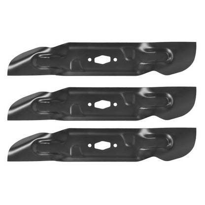 Solid Spare 3Pcs Lawn Mower Blades Fit For Cub Cadet 742P05086 490-110-C194 742-05086