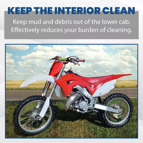 Solid Spare Restyle Plastic Kit Bodywork Fairing For 2002-2007 Honda CR125R CR250R-Red&White