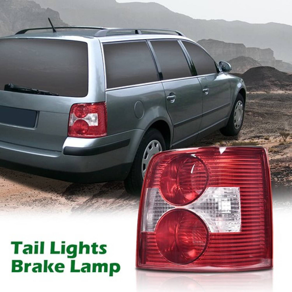 Solid Spare Fit For 2000-2005 Volkswagen Passat B5 Wagon Right Side Tail Light Brake Lamp