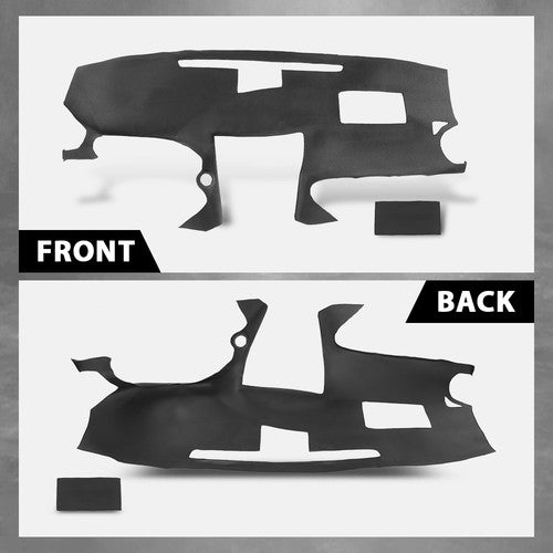Solid Spare TPE Dashboard Dash Cover Cap Overlay Black Fit For 2006-2013 Lexus IS250 IS350