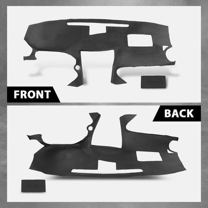Solid Spare TPE Dashboard Dash Cover Cap Overlay Black Fit For 2006-2013 Lexus IS250 IS350