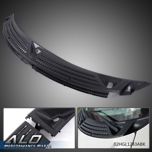 Solid Spare Pair Windshield Window Wiper Cowl Cover Panel Black Fit For 2004-2008 Ford F-150