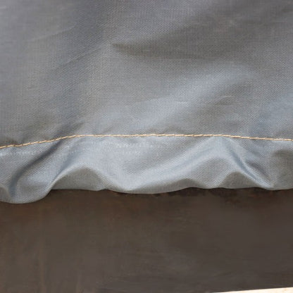 Solid Spare Boat Cover V-Hull 210D Gray 17-19Ft Waterproof Trailerable Fishing Ski Bass