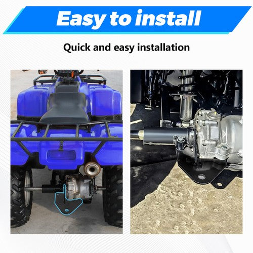 Solid Spare For Honda 250 Recon TRX ATV Ball Hitch 97-18 Powder Coated Finish With Hardware
