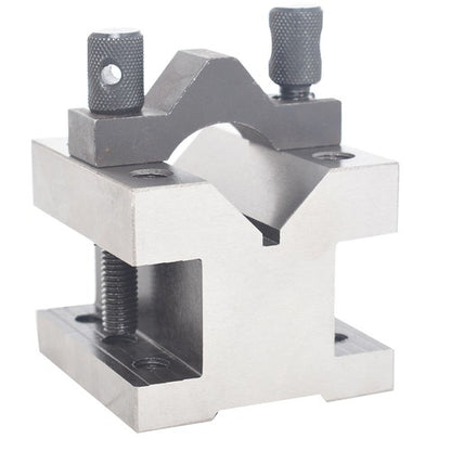 Solid Spare 2-3/8'' x 2-3/8'' x 2'' V Block & Clamp Set Gauge Gage Machinist Tool Multi-use