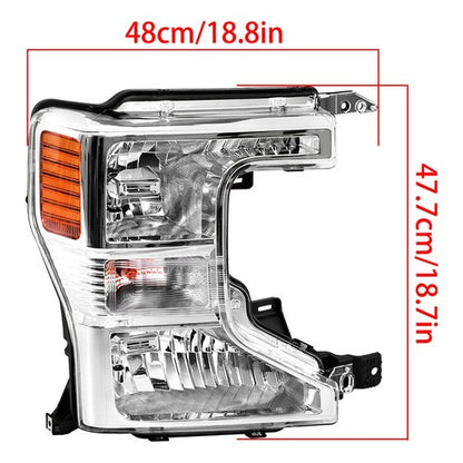 Solid Spare Front Headlight For Ford F250 F350 F450 2020-2022 Right Side Clear RH Headlamp