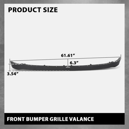 Solid Spare Air Dam Deflector Lower Valance Apron Front Fit For 2018-2022 Ford EcoSport